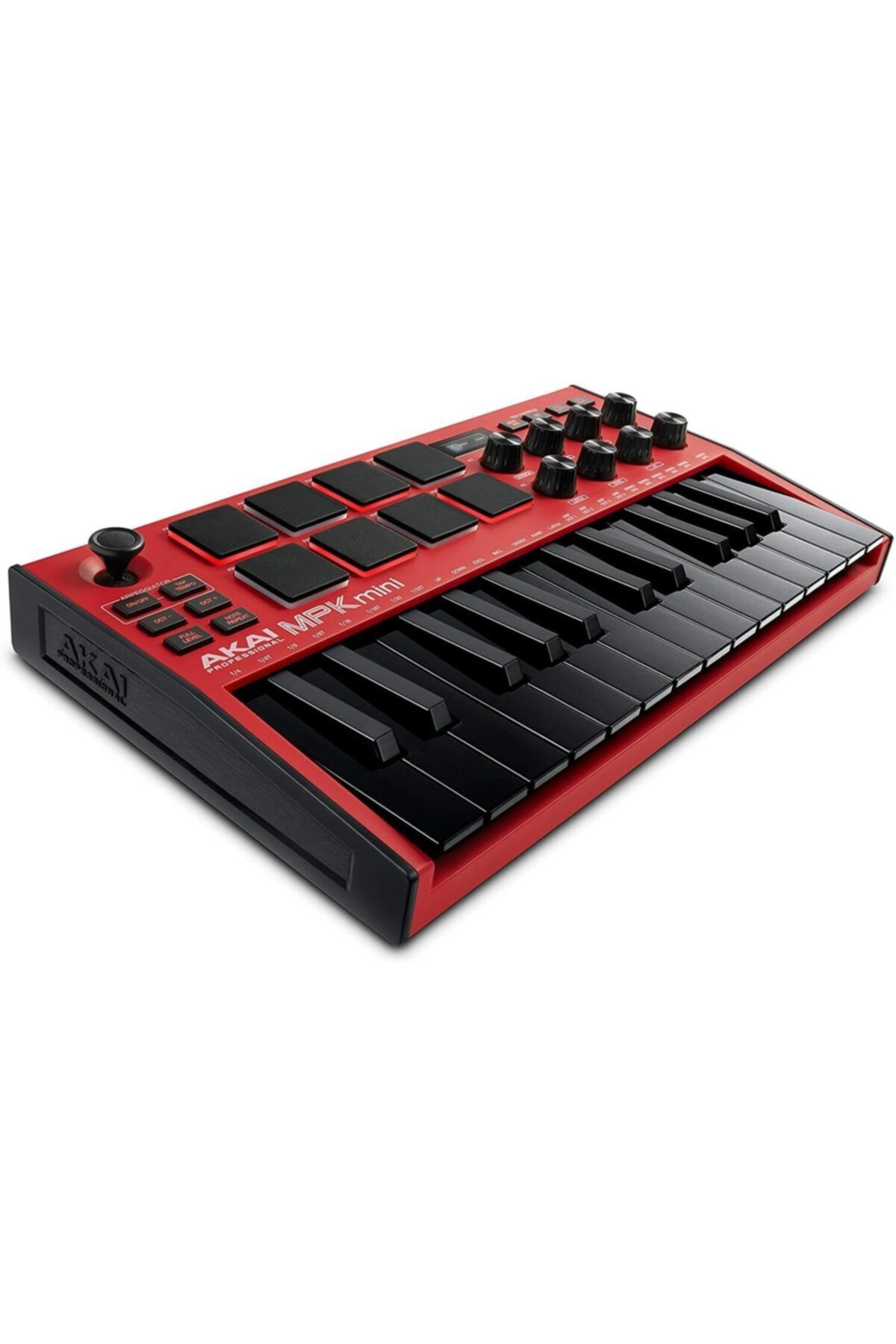 AKAI Pro Fessional Mpk Mini Mk3 Red - 25 Keys Usb Mıdı Keyboard