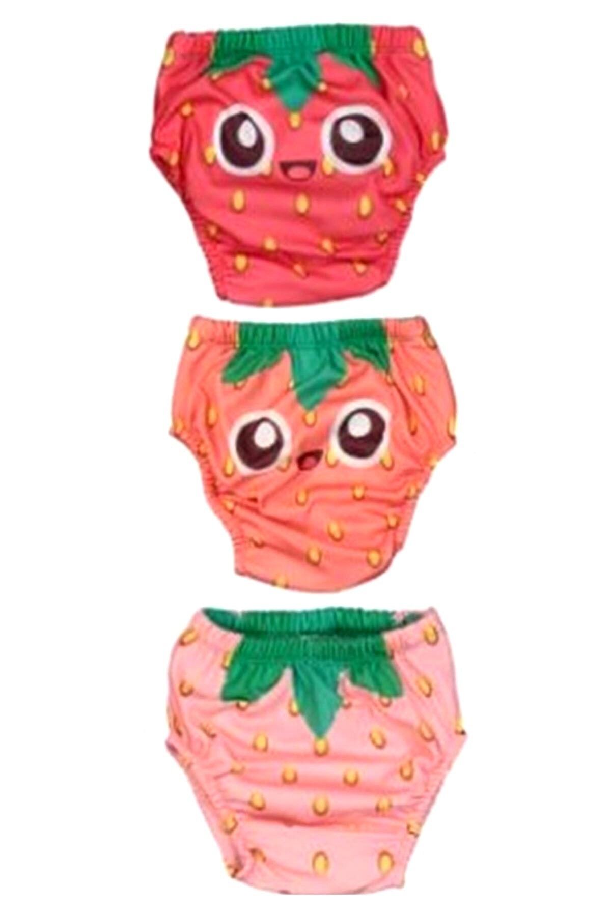 Poope's Antialerjik Su Geçirmez Alıştırma Kilodu(3 Lü Paket) Pembe 1 Yaş