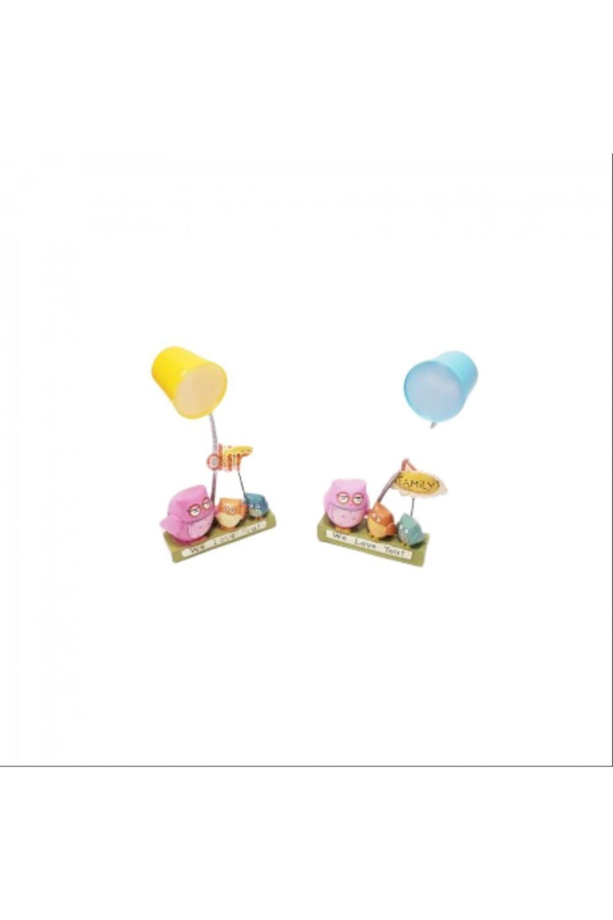 Prestijshop 2li Baykuş Masa Lambası