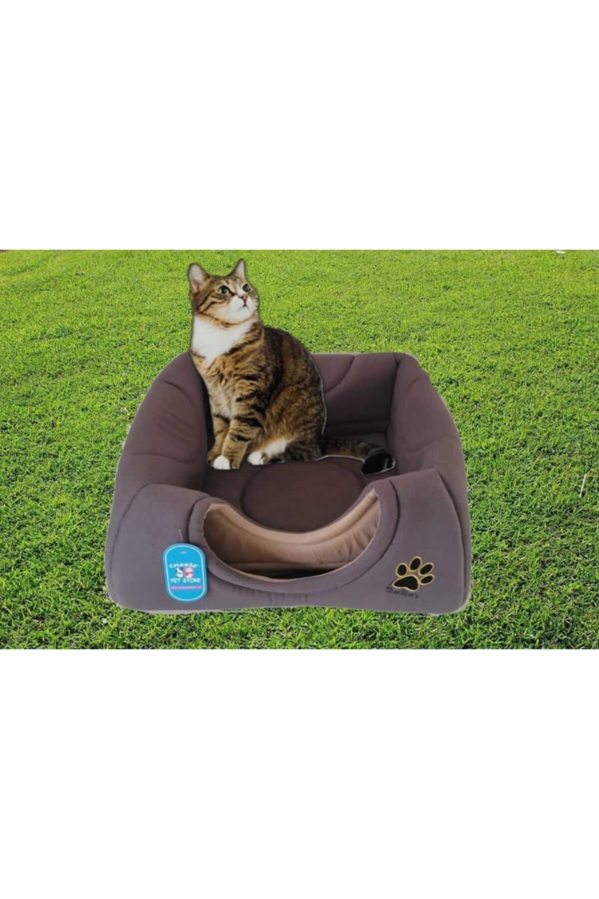 Chakie Lüks Pati Desenli Kedi Yatağı