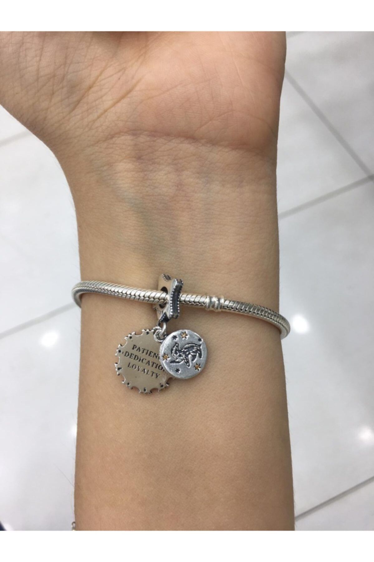 My Story Harry Potter Hufflepuff Sallantılı Gümüş Charm