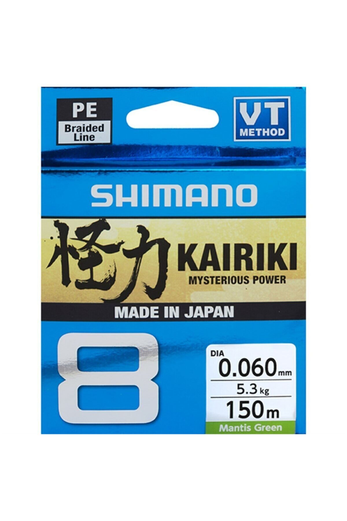 Shimano Kairiki 8 Kat 150 M. Mantis Green Ip Misina