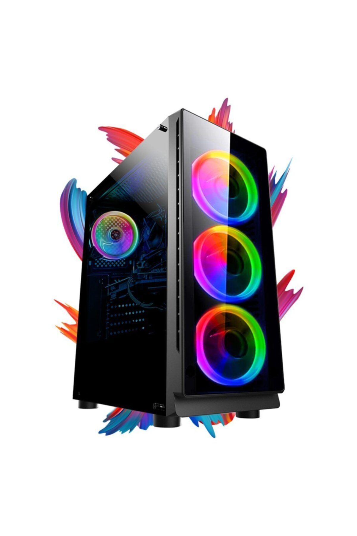 TURBOX Tx897 i5 3470 8GB Ram 256GB SSD 4GB GT740 Ekran Kartı Masaüstü Oyun Bilgisayarı