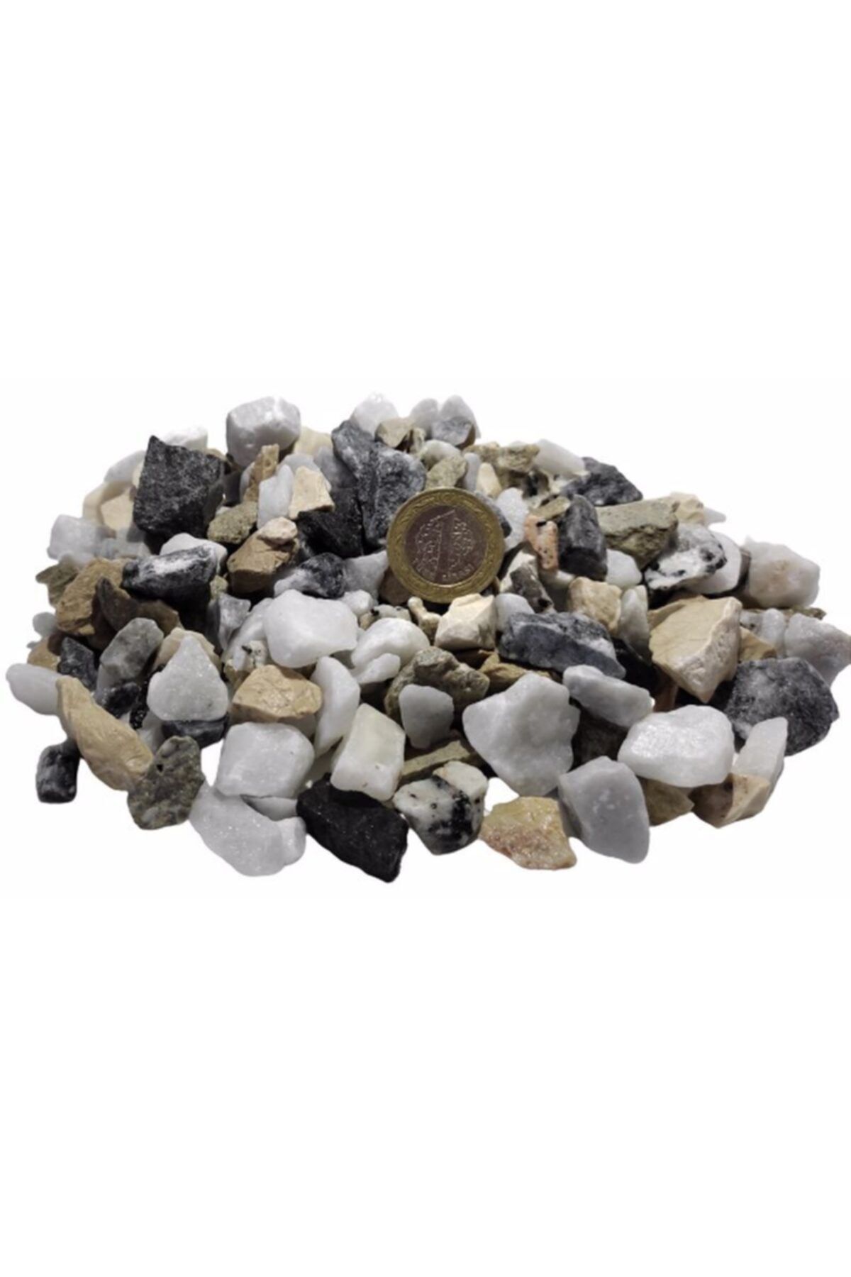 Mevadd 1 Kg Mermer Çakıl Taşı Renkli Dere Taşı Çakıl Taşı Bahçe Süs Taşı Dolamit Taş Dekoratif Taş Akvaryum