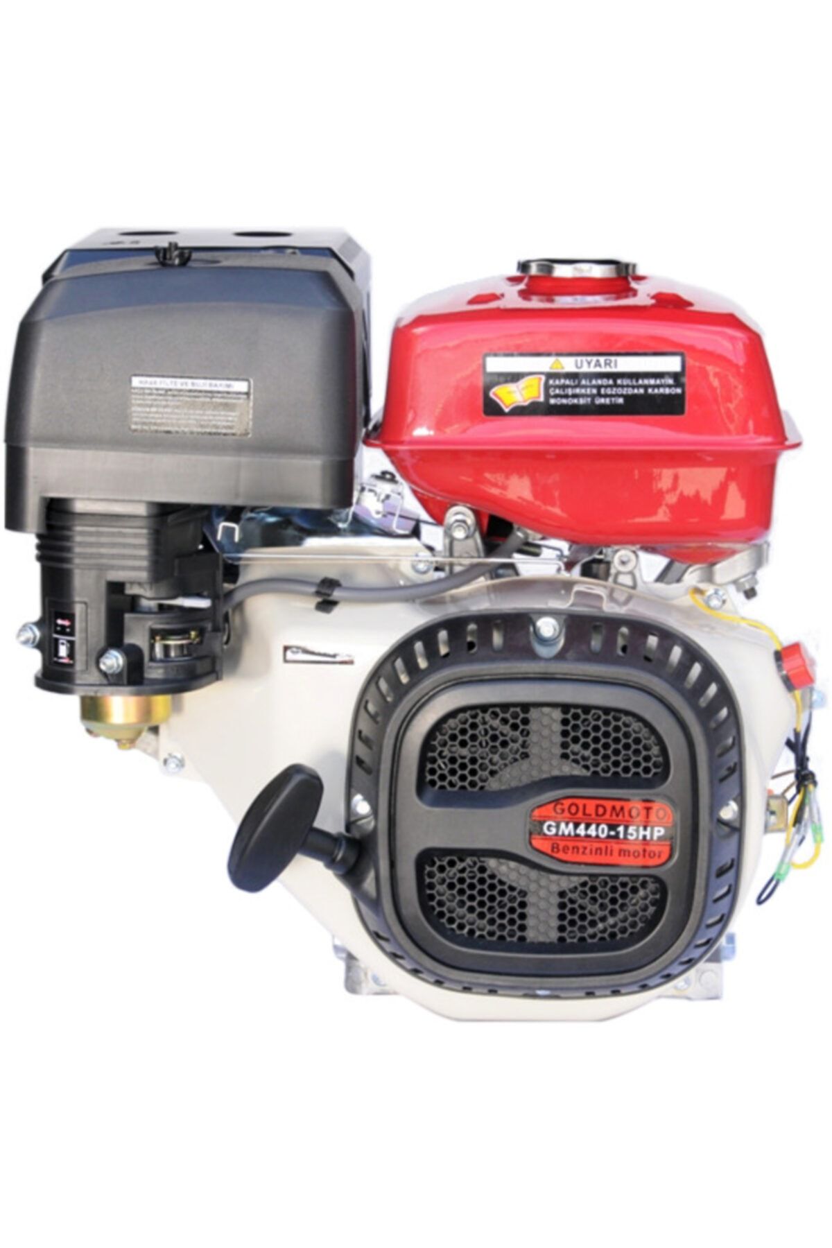 gold moto Gm440 Benzinli Motor 15 Hp Ipli Krank Mili Kamalı