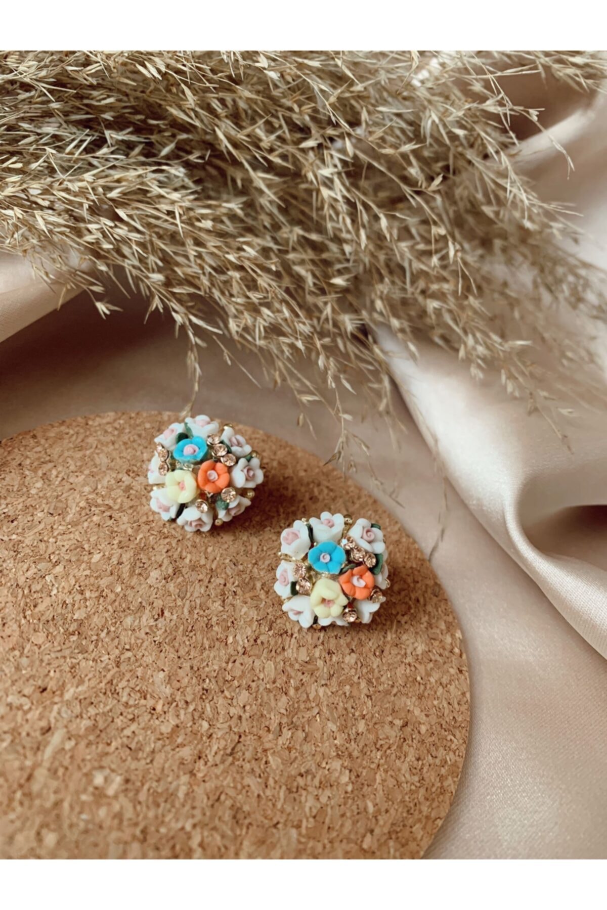Shine Accessories Çiçek Model Küpe