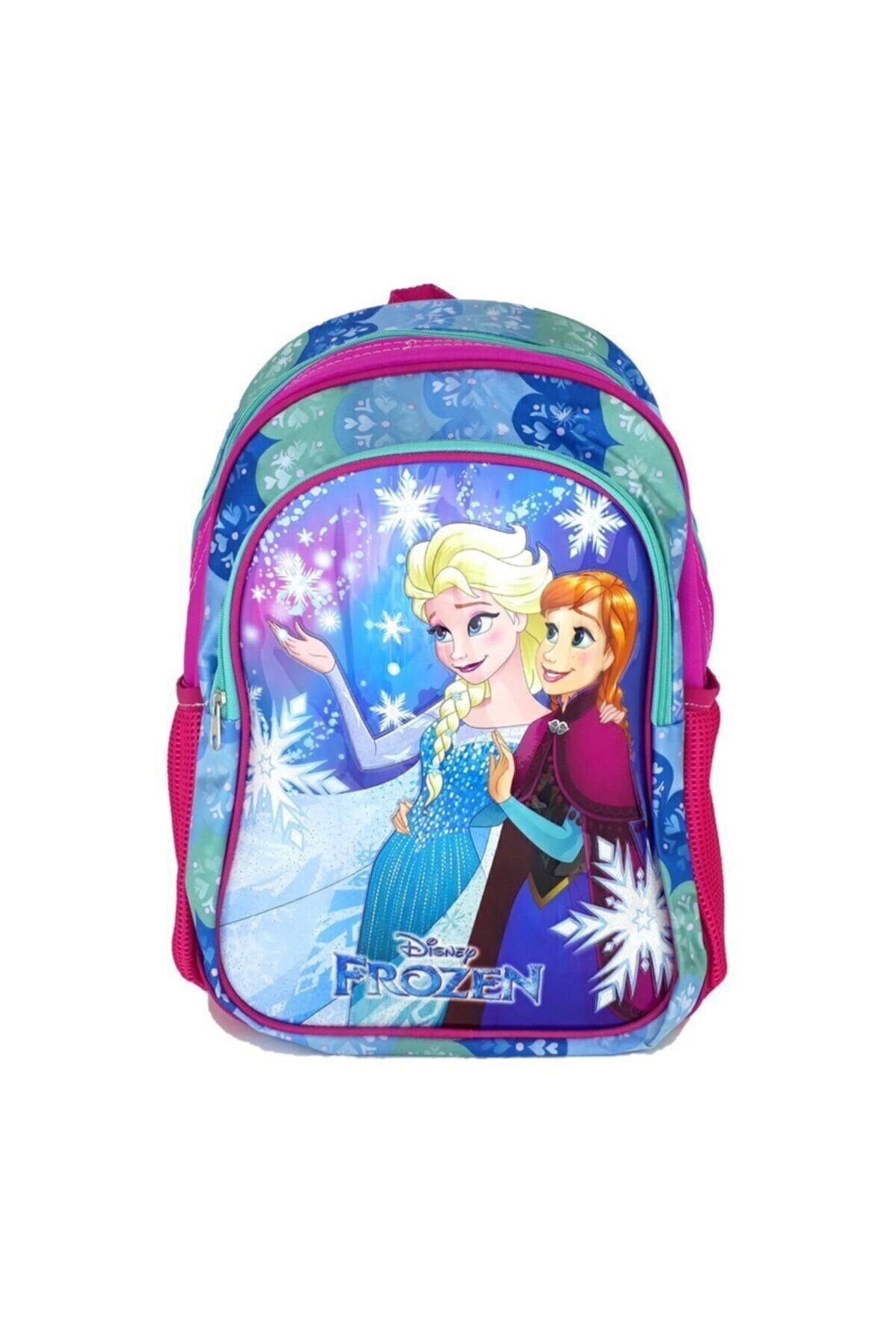 Frozen Lisanslı 2 Ana Bölmeli Kız Çocuk Ilkokul Çantası
