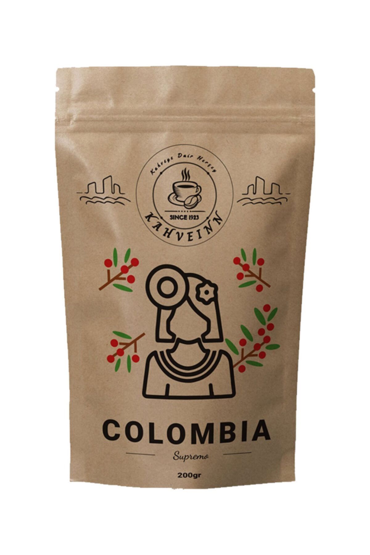 kahveinn Colombia 200 gr Filtre Kahve %100 Arabica