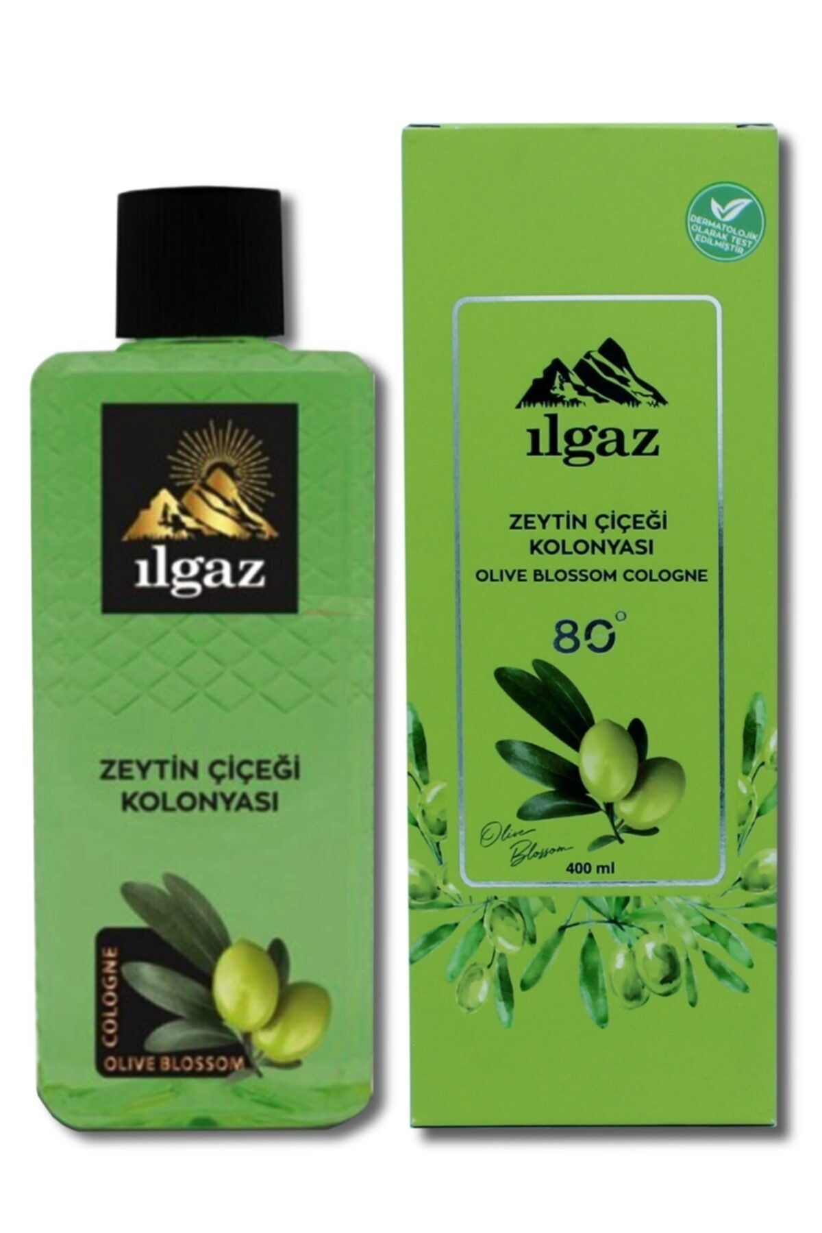 ILGAZ Elegance Series Zeytin Çiçeği Kolonyası 400 Ml 80 Derece Eau De Cologne