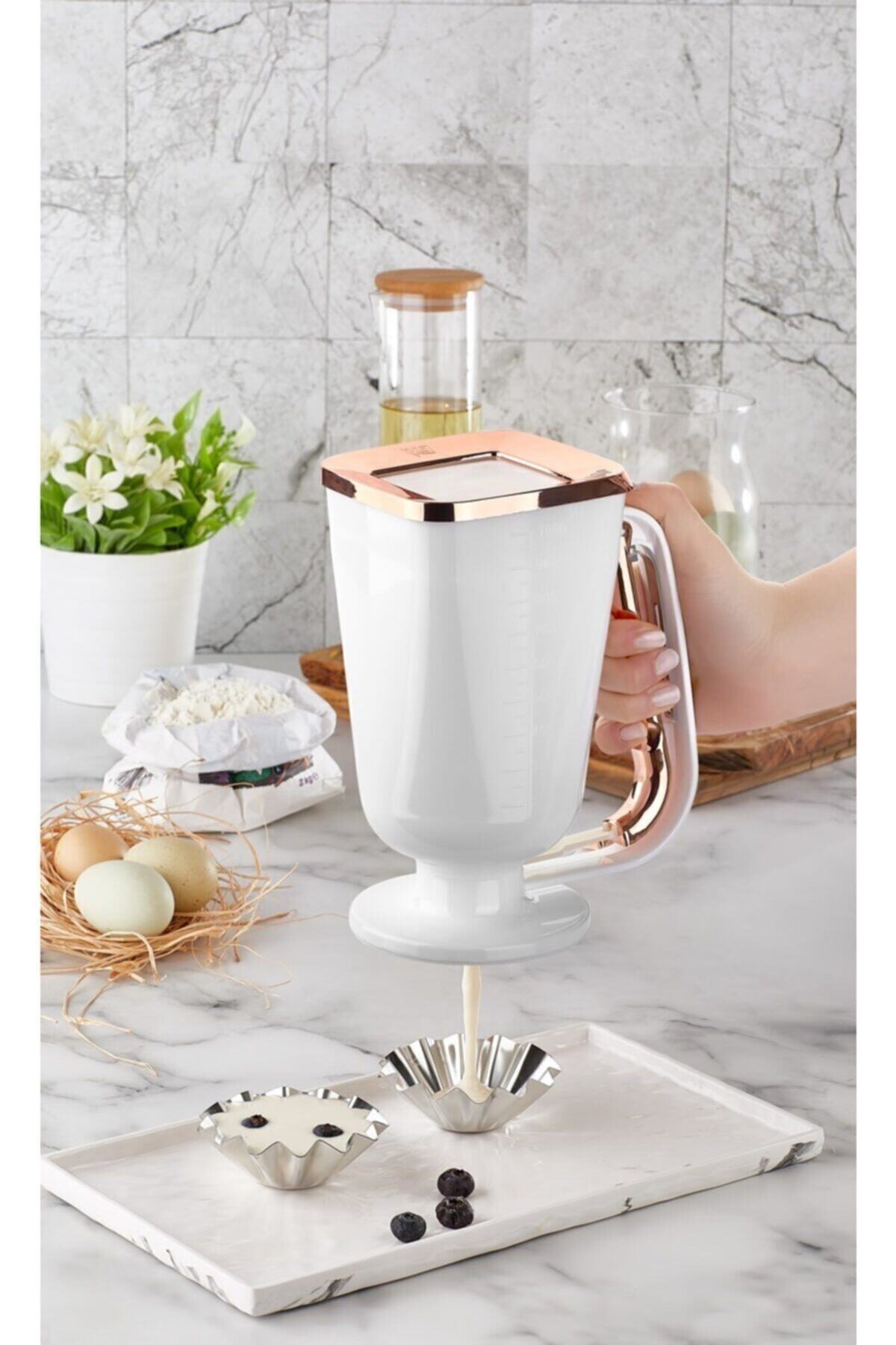 VİP AHMET Hamur Dagıtıcı Beyaz+bakır 950 Ml
