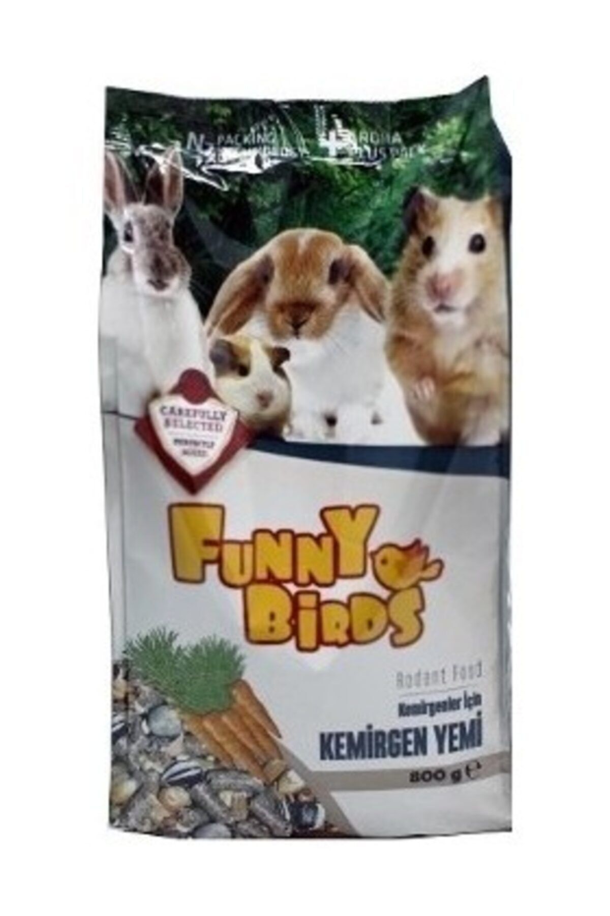 akrantarım Funny Birds Hamster Ginepig Tavşan Yemi 800 Gr