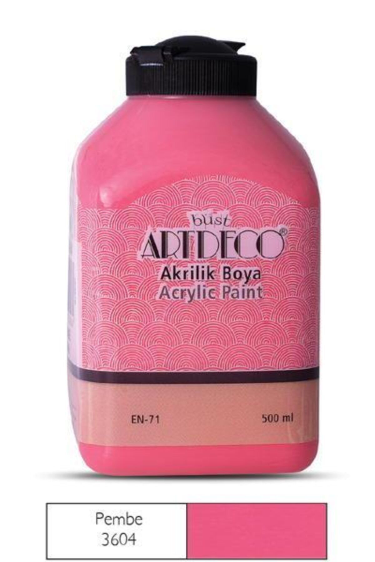 Artdeco 500ml Pembe Akrilik Boya 3604