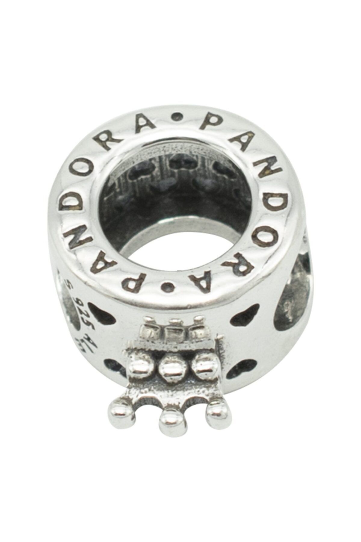 Nur Silver Pandora Taç Charm