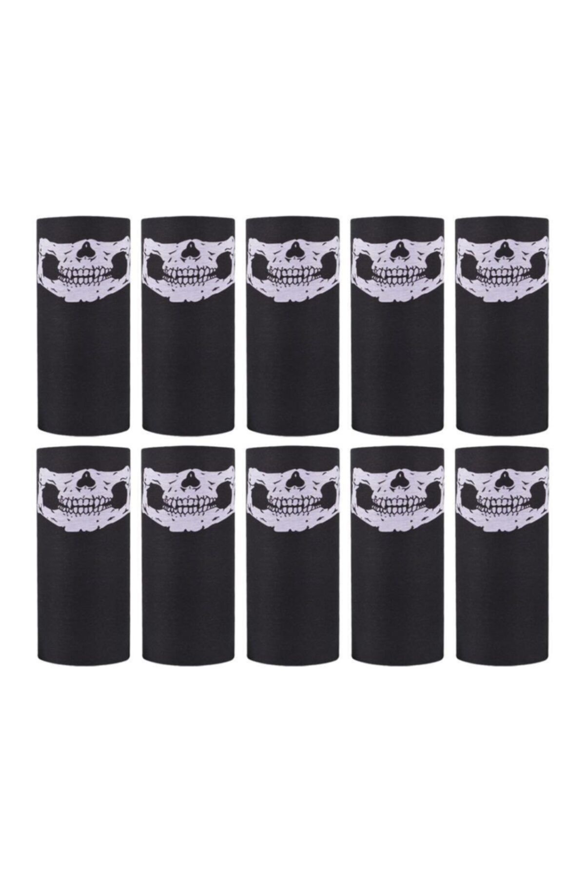 Knmaster Danger Buff Bandana Boyunluk Maske Saç Bandı 10'lu Paket