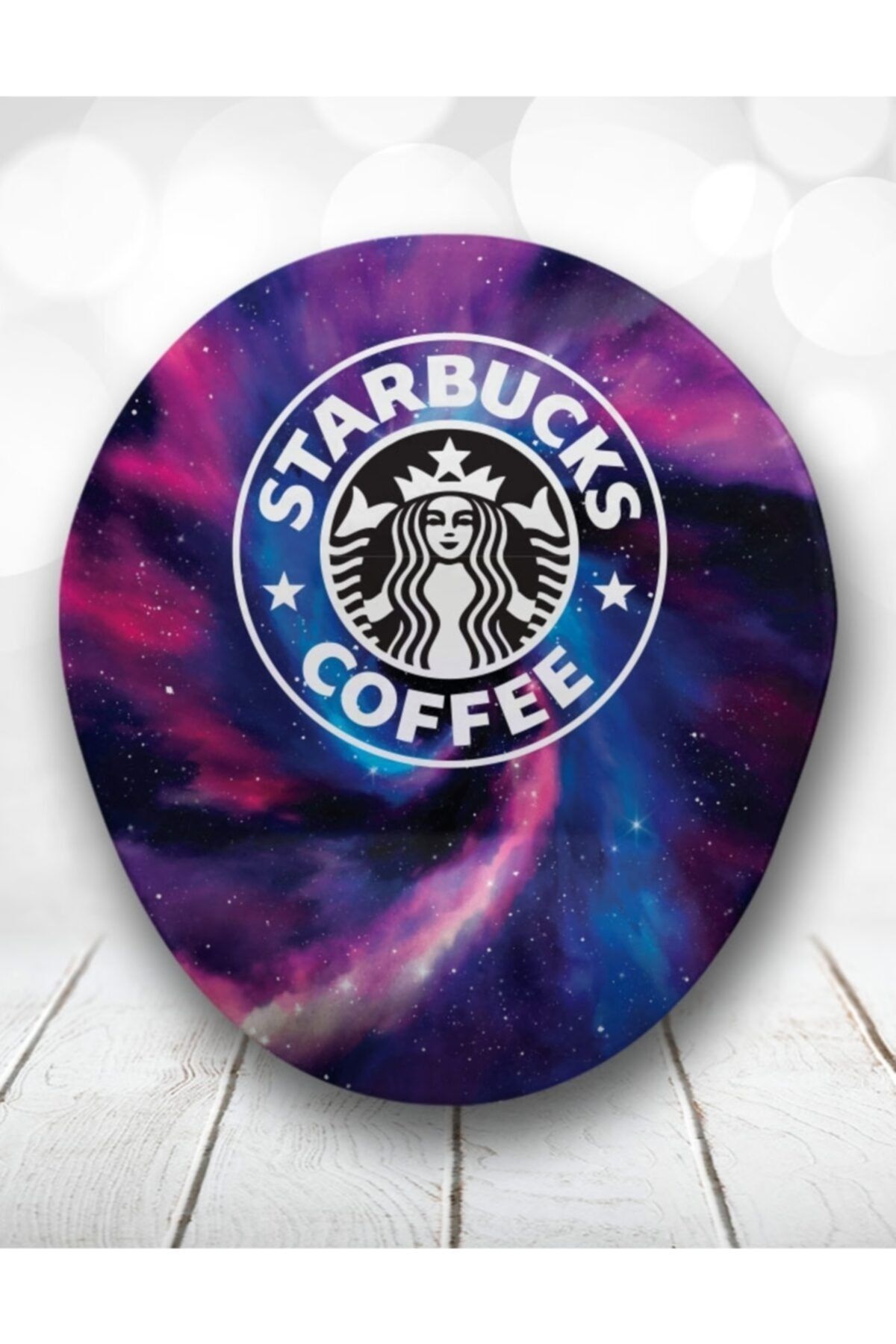 Atölye Çizgi Starbucks Galaksi Temalı Bilek Destekli Mousepad