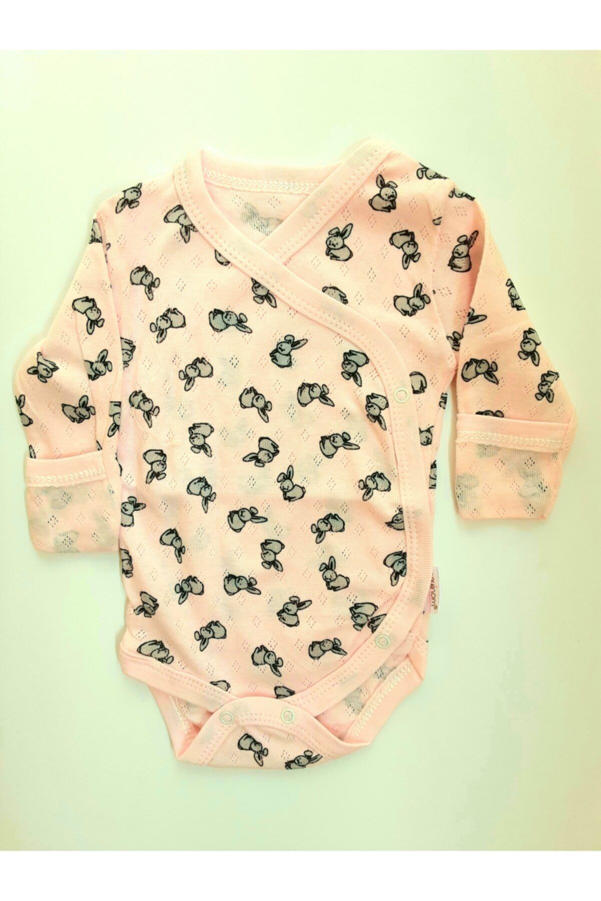 Rondo Kid's Tavşanlı Eldivenli Kundak Body