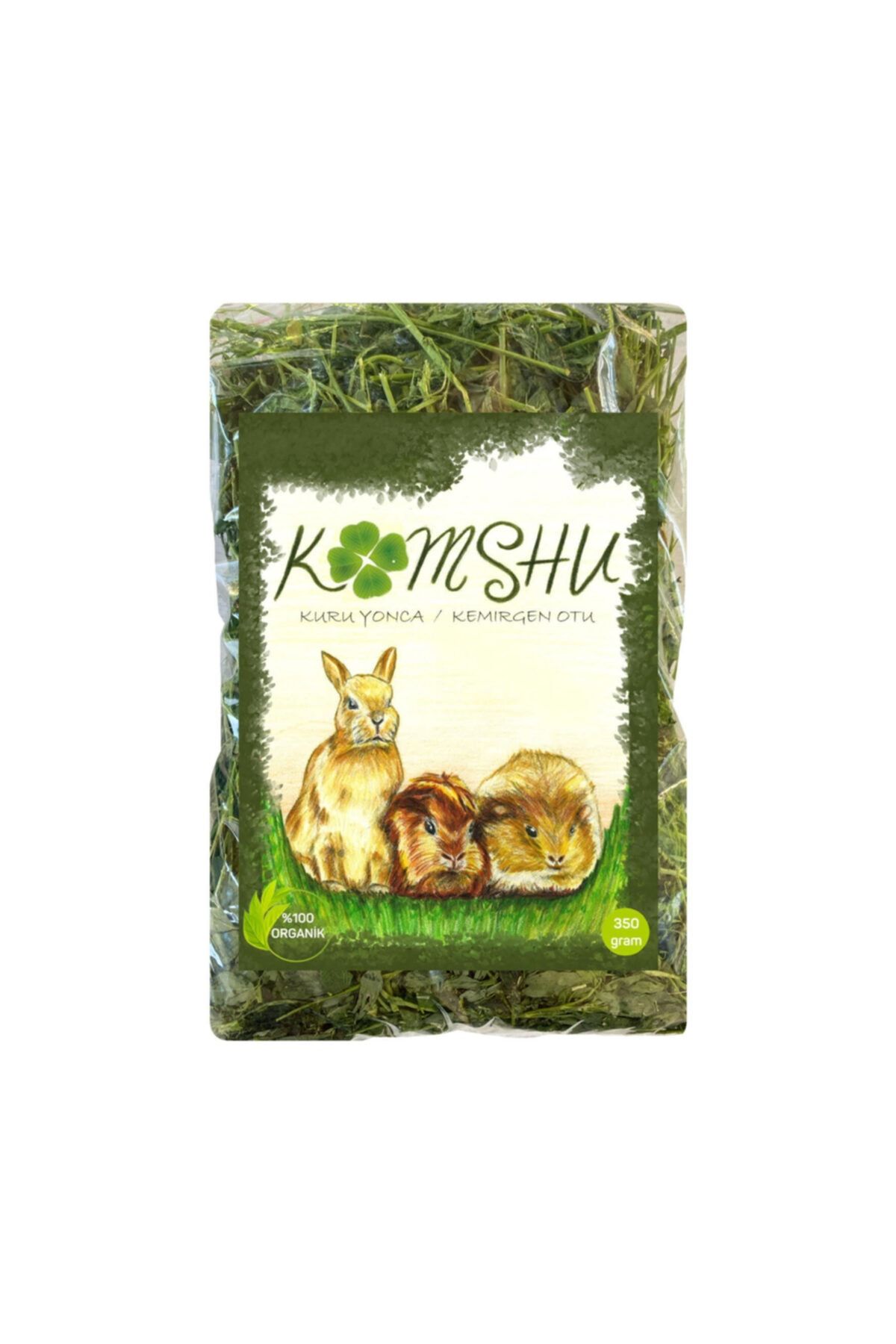 KOMSHU Kuru Yonca Kemirgen Otu 350 gram