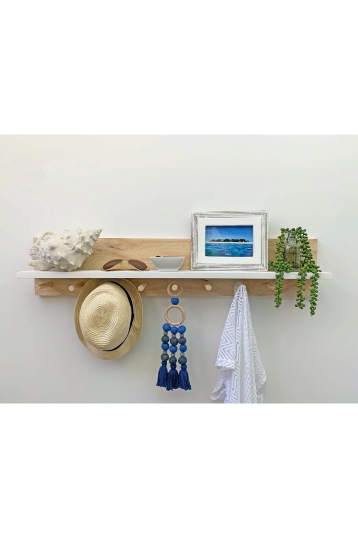WOODENSA Ahşap Askılık ,ahşap Antre Rafı
