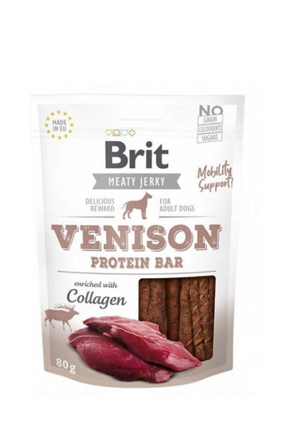Brit Care Protein Bar Geyikli Kolajen Katkılı Köpek Ödülü 80gr