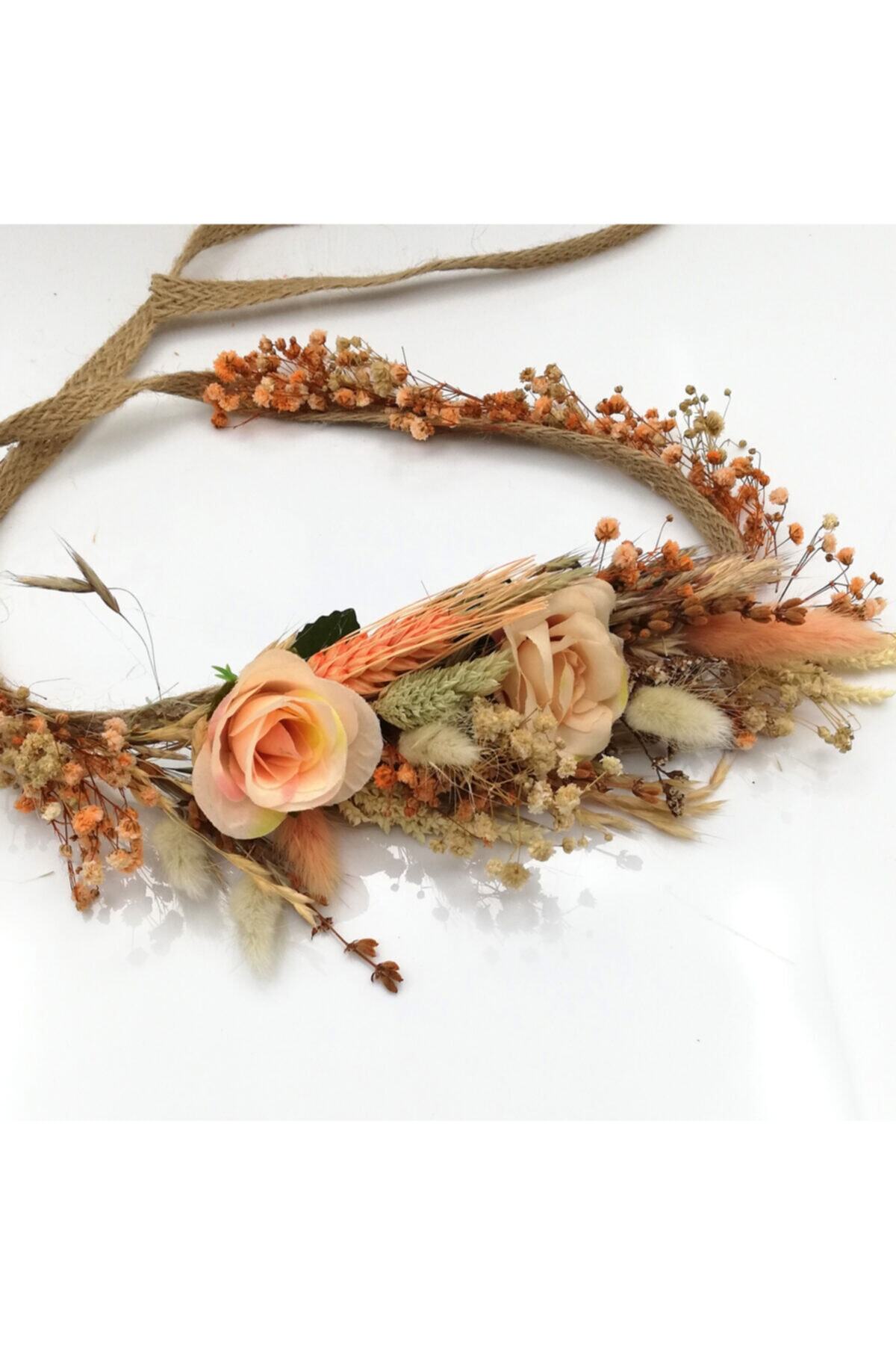 Lora Davet Gelin Ve Nedimeleri Tacı - Naturel 54615