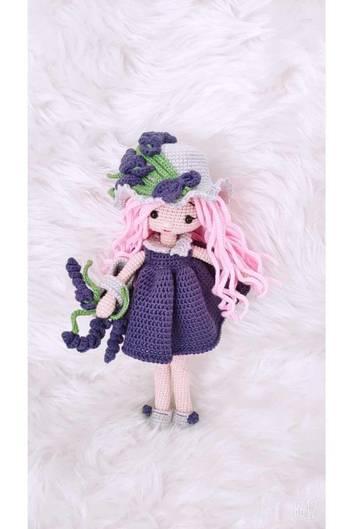 TOYSCİTY Lavanta Bebek Organik Örgü Oyuncak