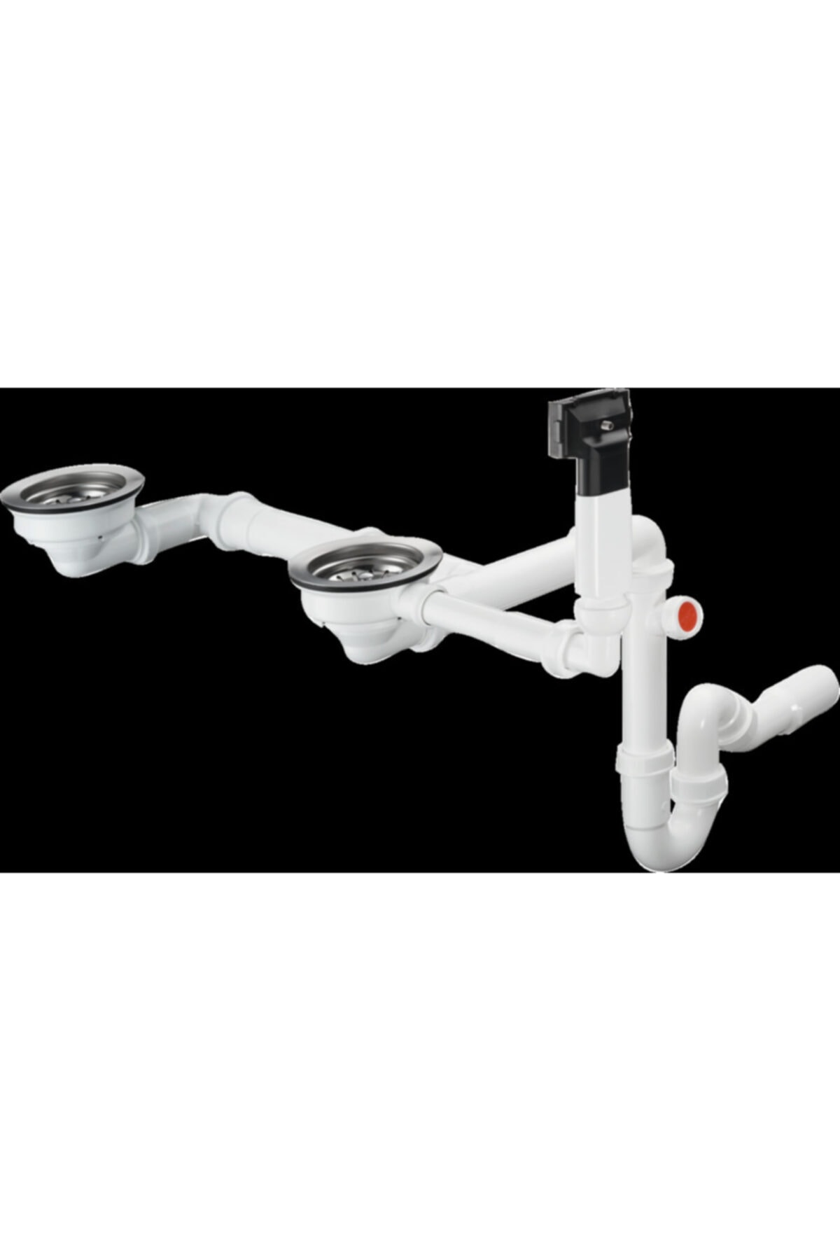 Hansgrohe Unıversal D17-10 Evıye Manuel Gıder Tasma Setı Cıft Haznelı 43928000