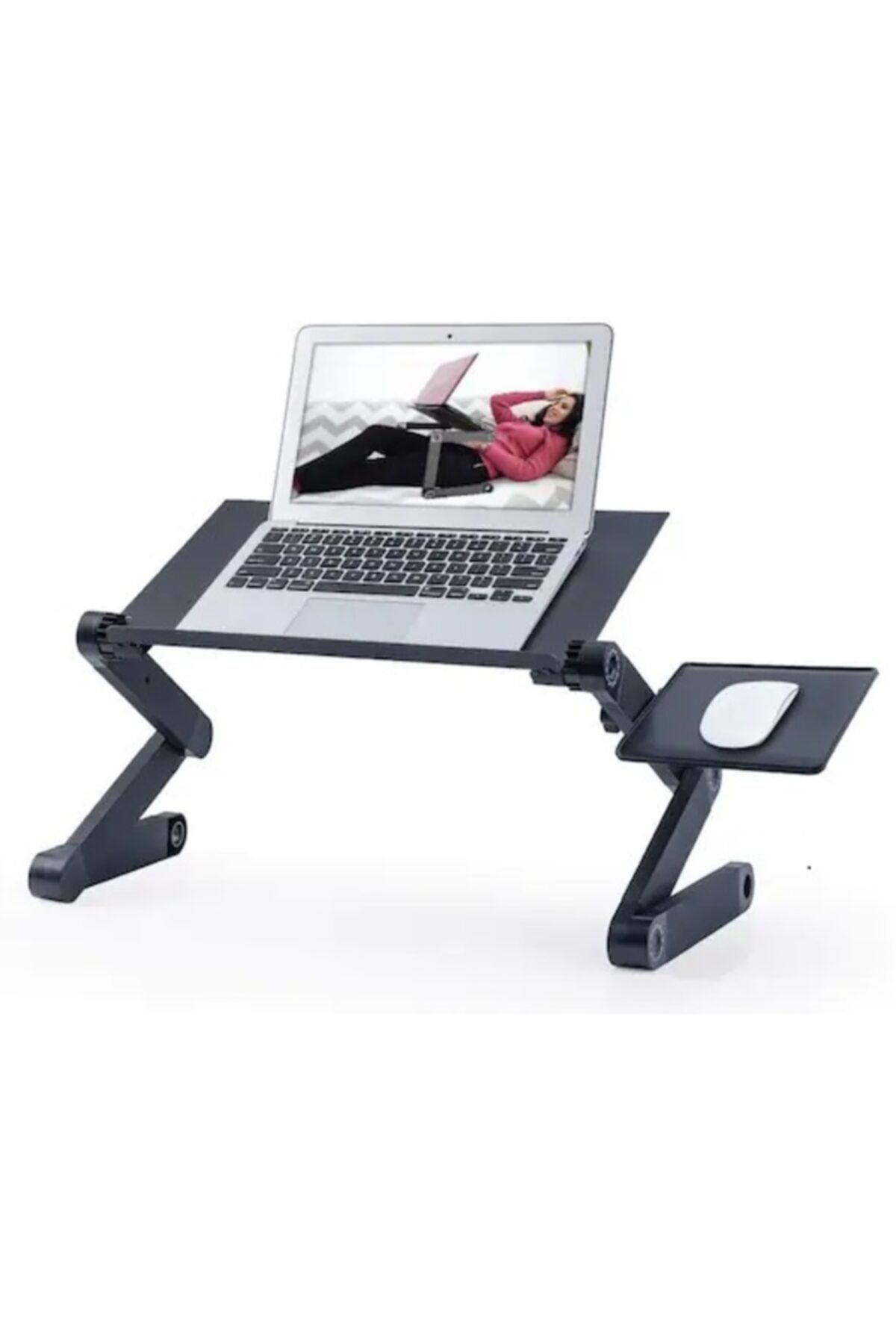 Mofy's 10 - 17 Inç 360° Katlanabilir Çift Soğutucu Fanlı Laptop Notebook Macbook Standı Masası