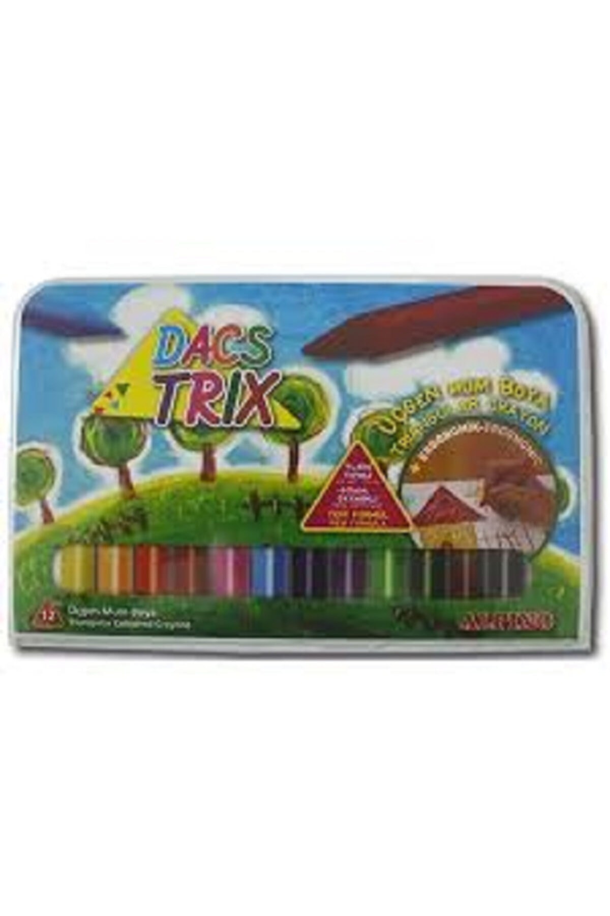 kitabevimden Alpino Pastel Boya Dacstrı Üçgen 12 Renk Da-125