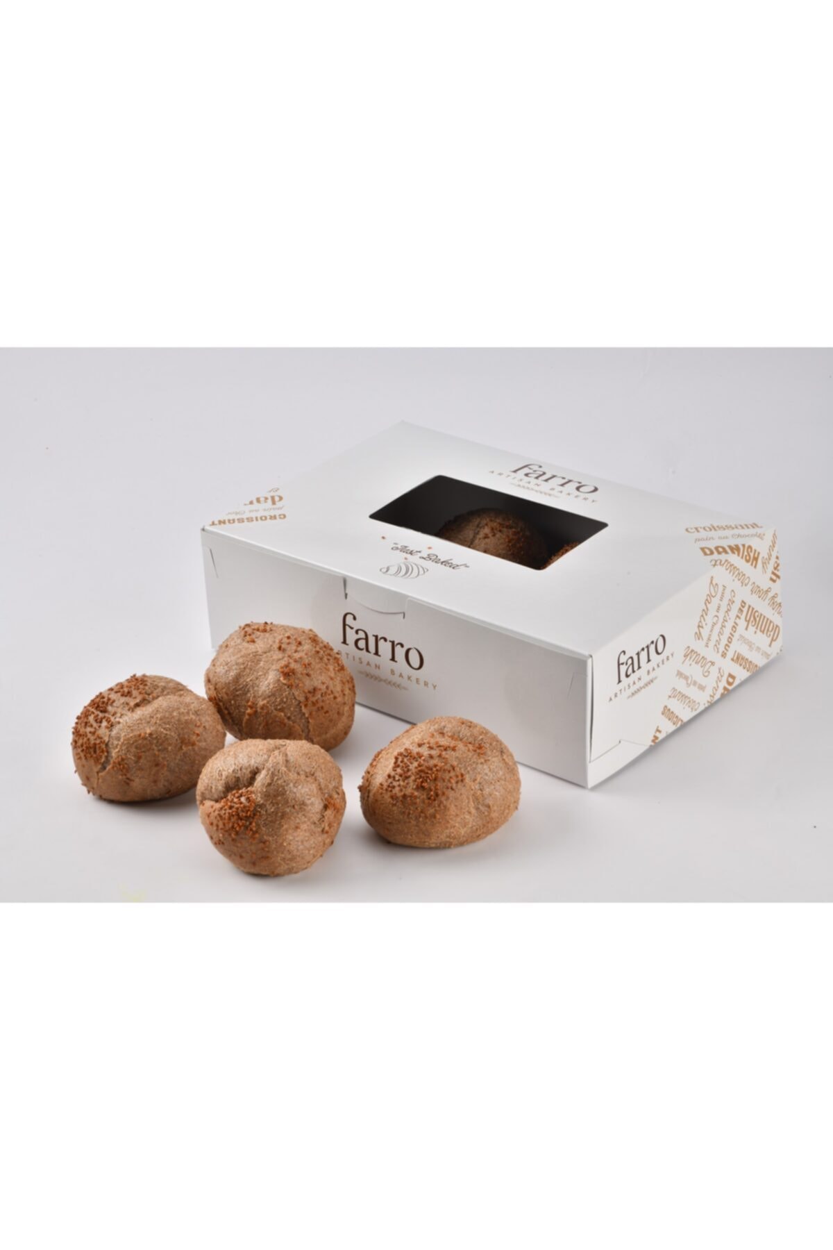 Farro Artisan Ketojenik Bun Ekmek 4'lü Paket 200 G