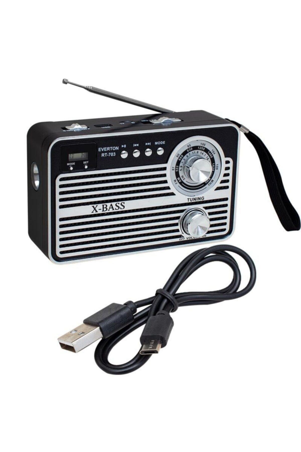 NO NAME Rt-703bt Usb/sd/fm/aux Destekli Nostaljik Radyo