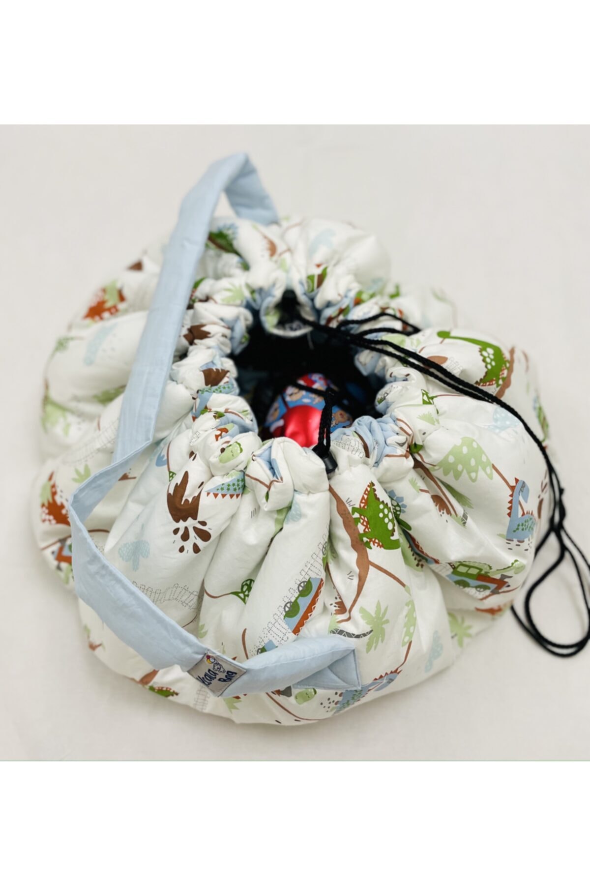 KoalaBag Dino Oyun Halısı, Oyuncak Çantası Ve Saklama Çantası