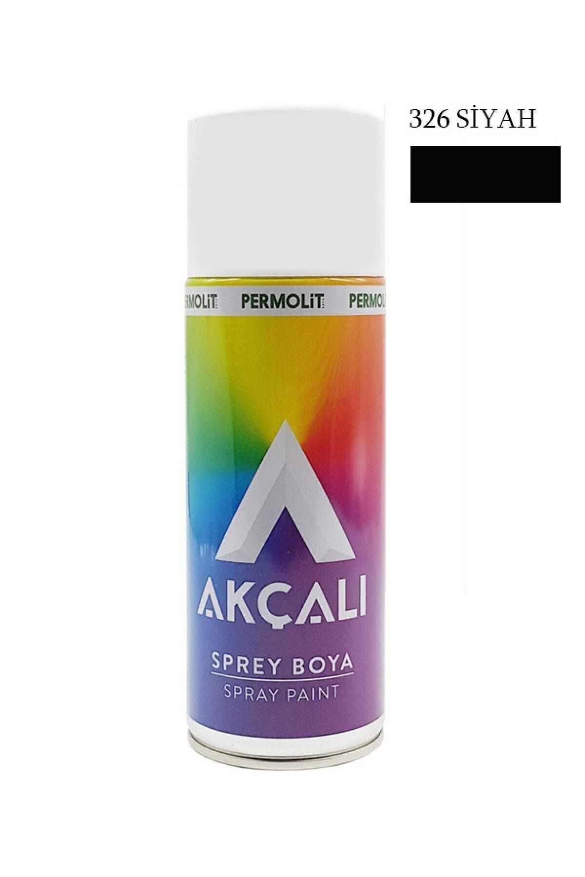 Akçalı Sprey Boya 526 Mat Siyah