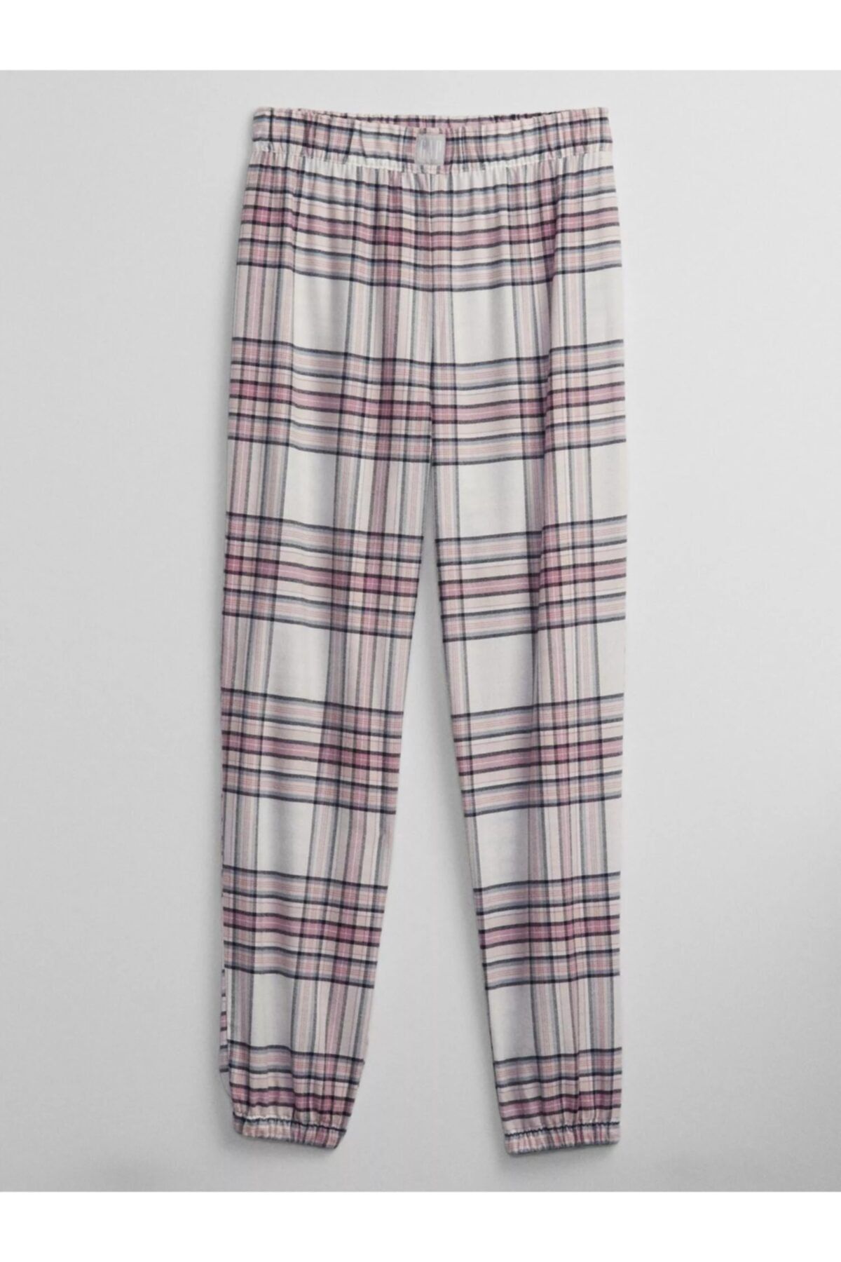 GAP Kadın Pembe Flannel Jogger Pijama Altı