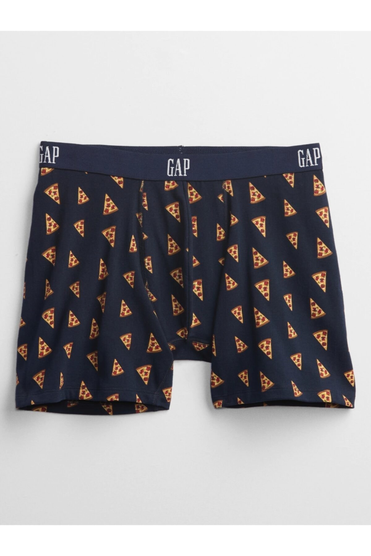 GAP Erkek Lacivert Logo Baskılı Boxer Külot