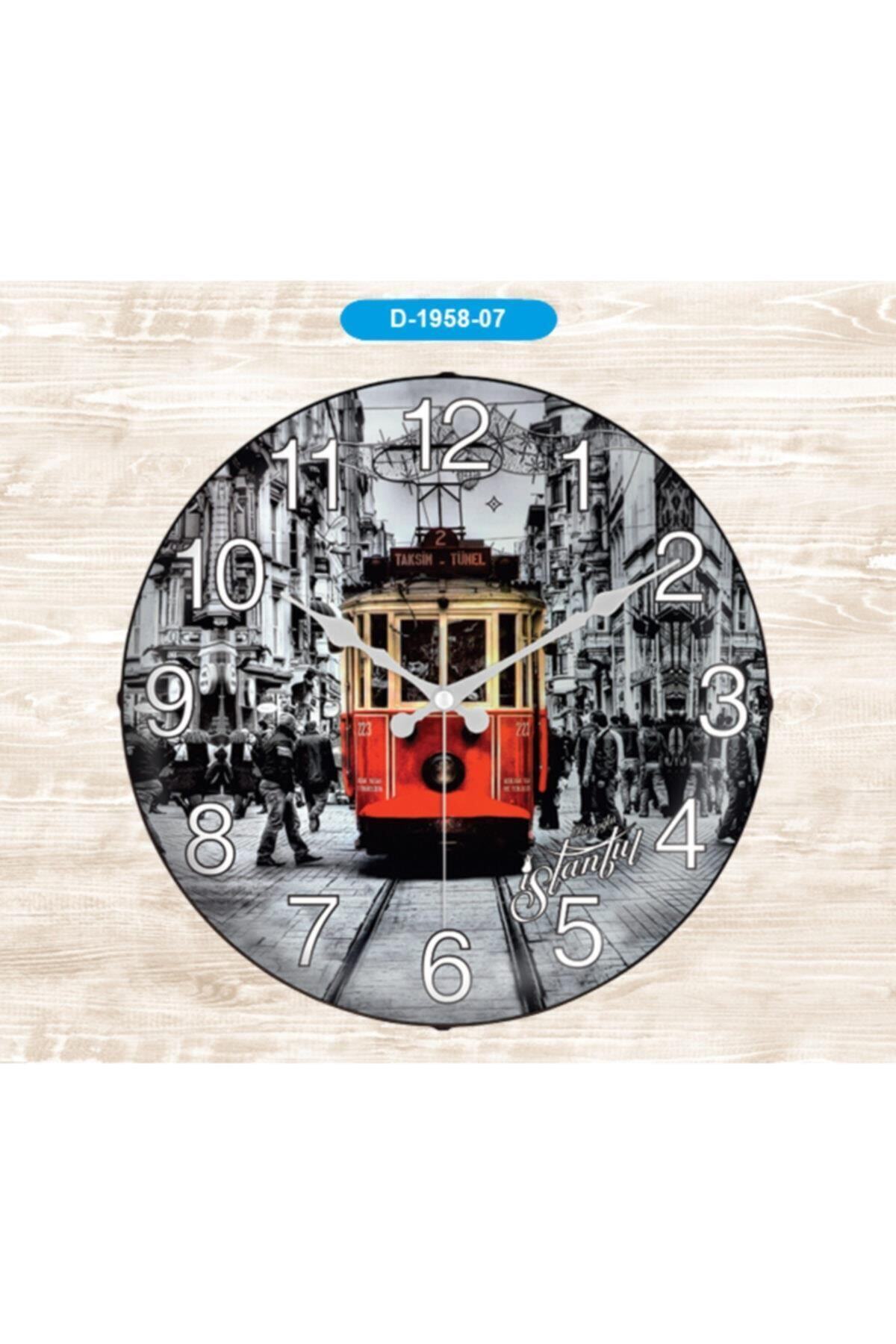AKNUR PLASTİK -duvar Saati Taksim Model