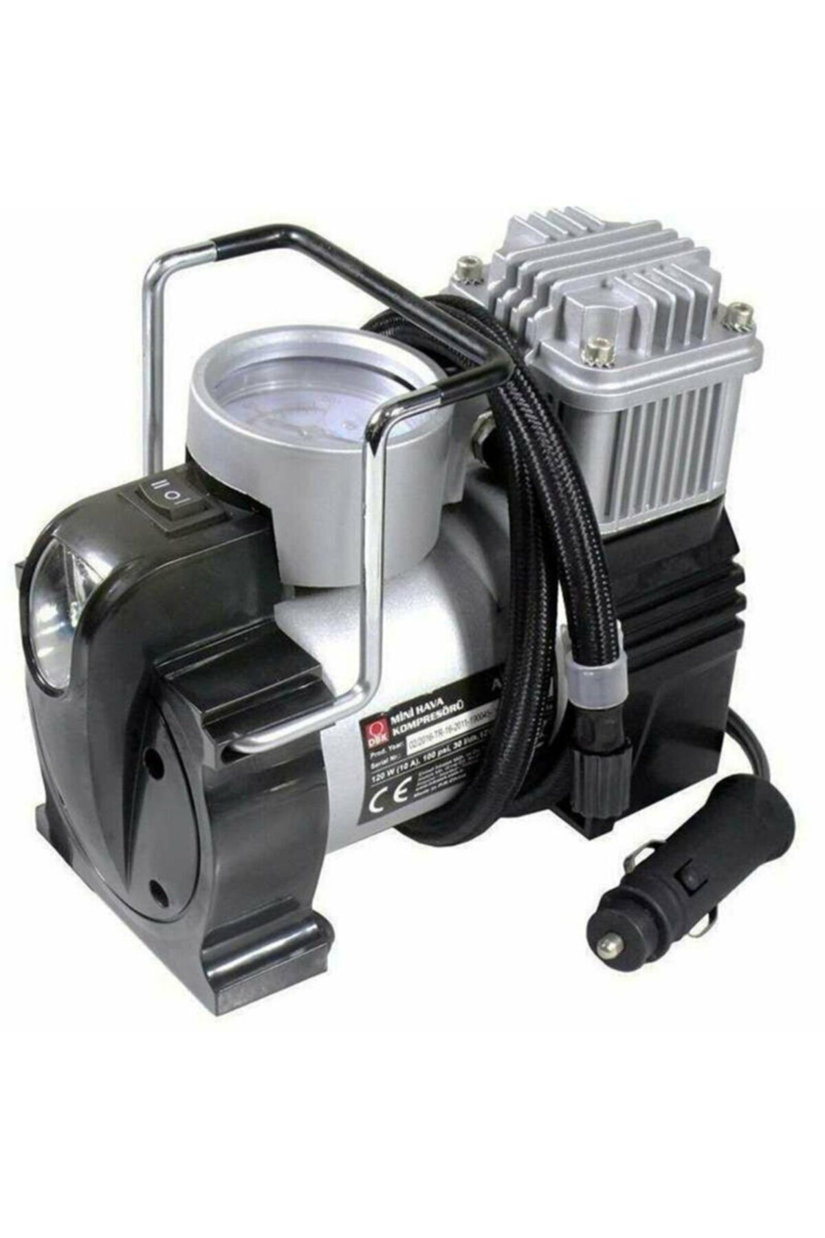 Kargolat X1350 Mini Araç Hava Kompresörü Çakmaklık Girişli + Led Işık