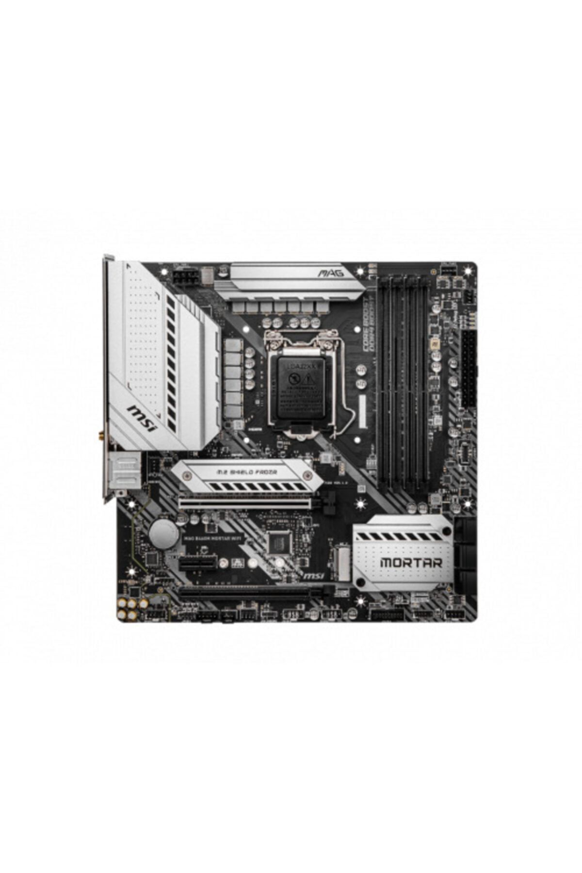 MSI Mag B460m Mortar Wıfı Ddr4 M.2 Hdmı Dp Usb3,2 Type-c Lga1200