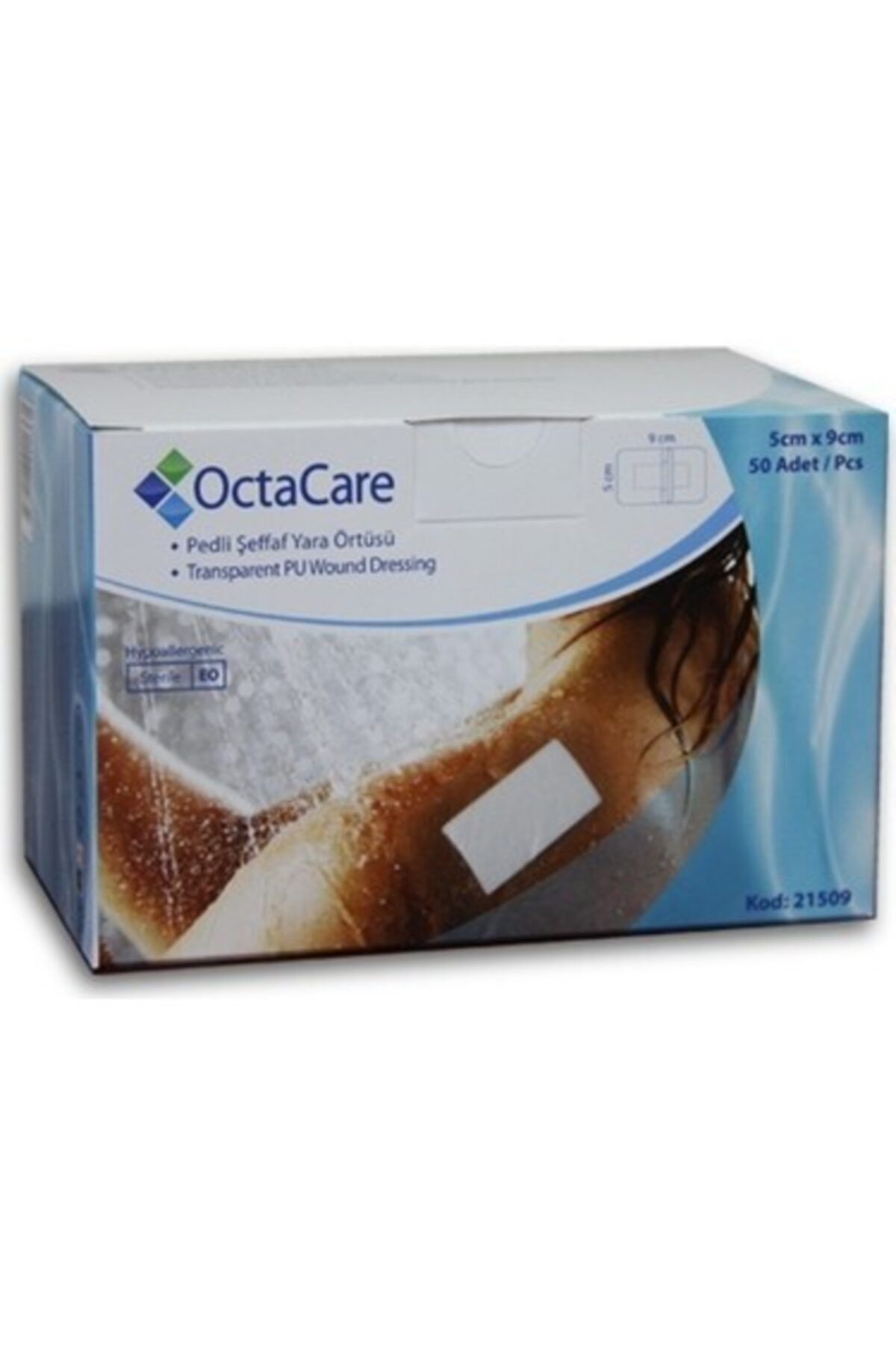 Octacare Pedli Şeffaf Yara Örtüsü 5cm X 9 Cm