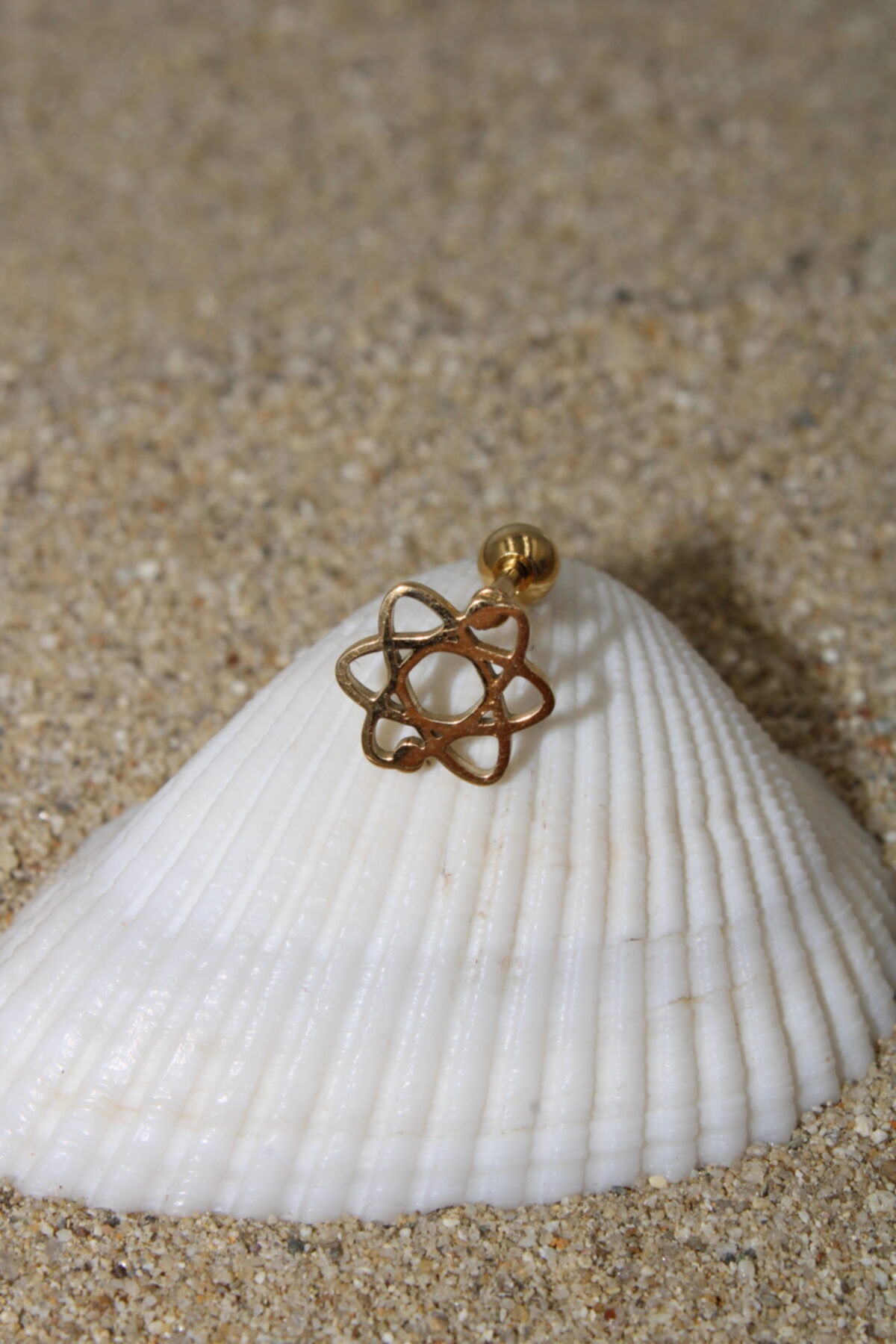 NOBLE GETTO Tragus, Conch Ve Helix Piercing Cerrahi Çelik Gold Renk