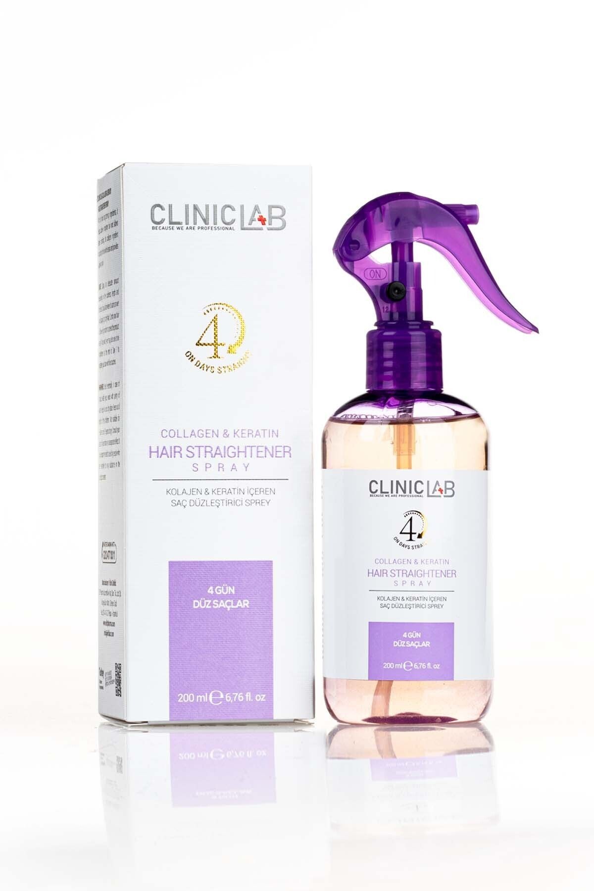 Cliniclab Kolajen Ve Keratinli Saç Düzleştirici Sprey 200 Ml ( 4 Days)
