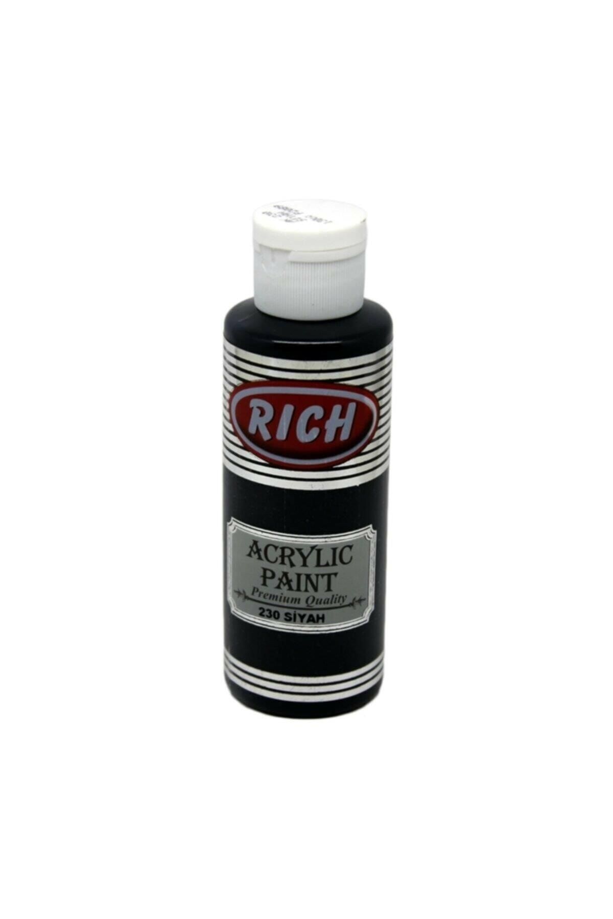 Rich Master Akrilik Boya 120 Cc. 230 Siyah