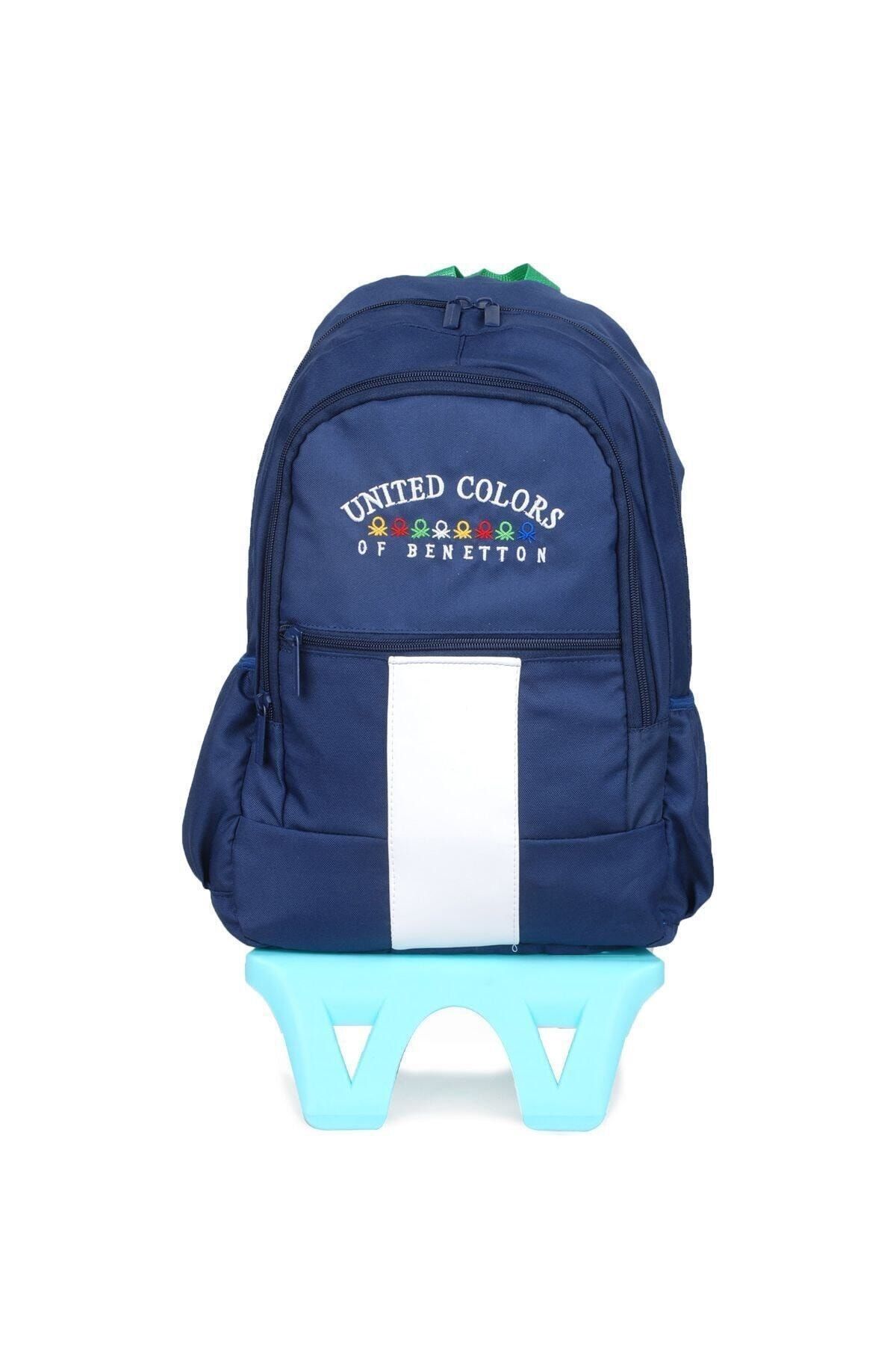 United Colors of Benetton Unisex Benetton Iki Bölmeli Tekerlekli Sırt Çantası 70052
