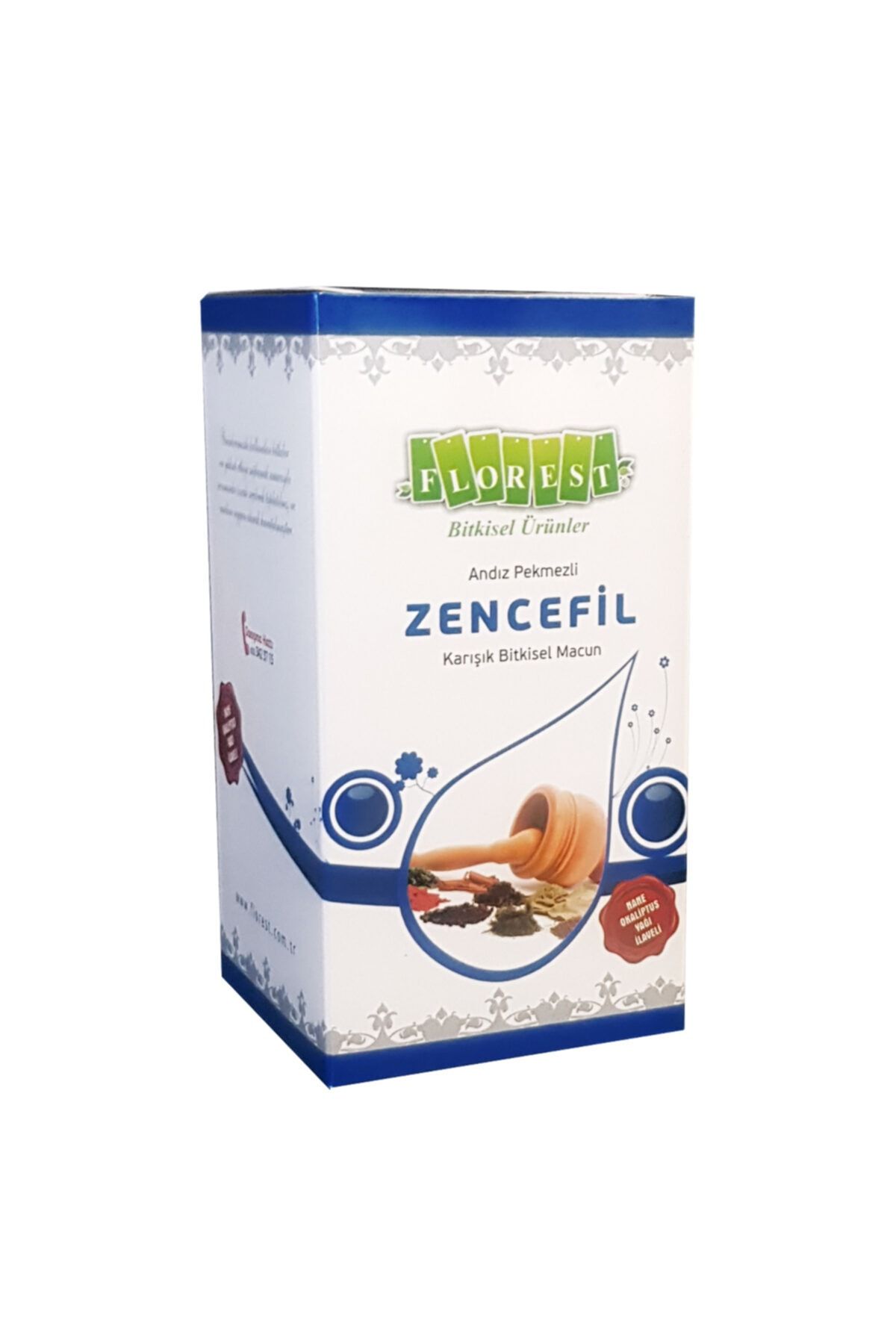 Florest Zencefil Macunu Andız Pekmezli Kış Macunu 400 Gr. Boğaz Macunu