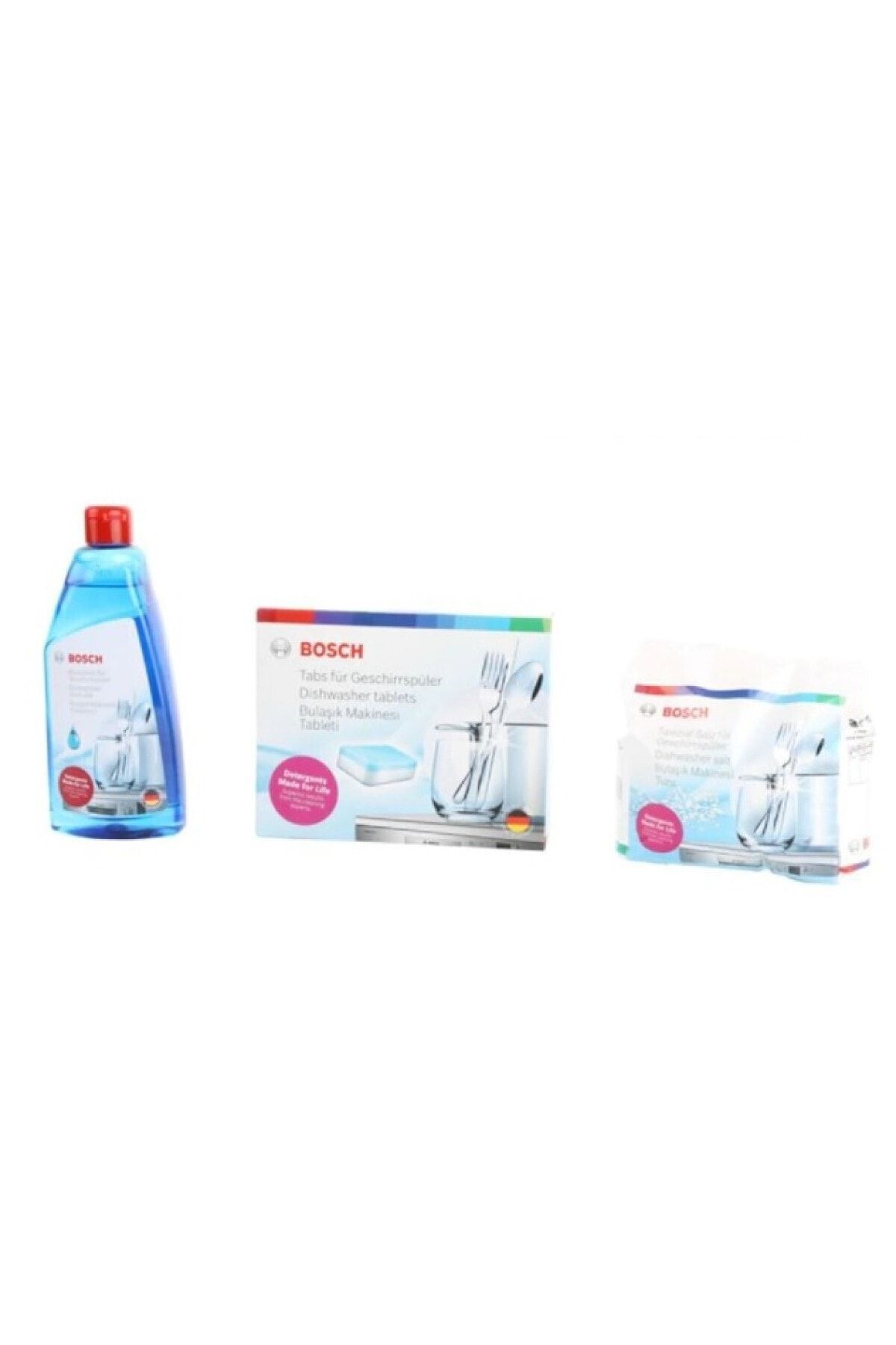 Bosch Orijinal Bulaşık Makinesi 3'lü Set Deterjan