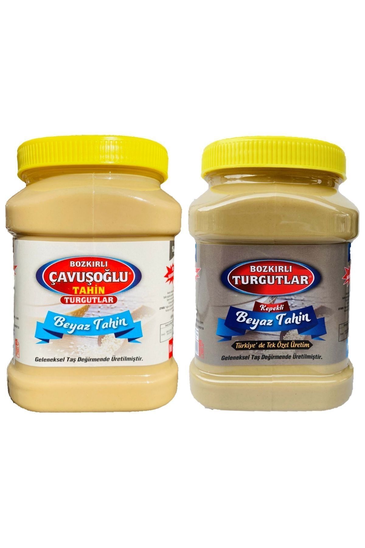 Çavuşoğlu Beyaz Tahin Tanışma Paketi (kepeksiz 930g + Kepekli 930g)