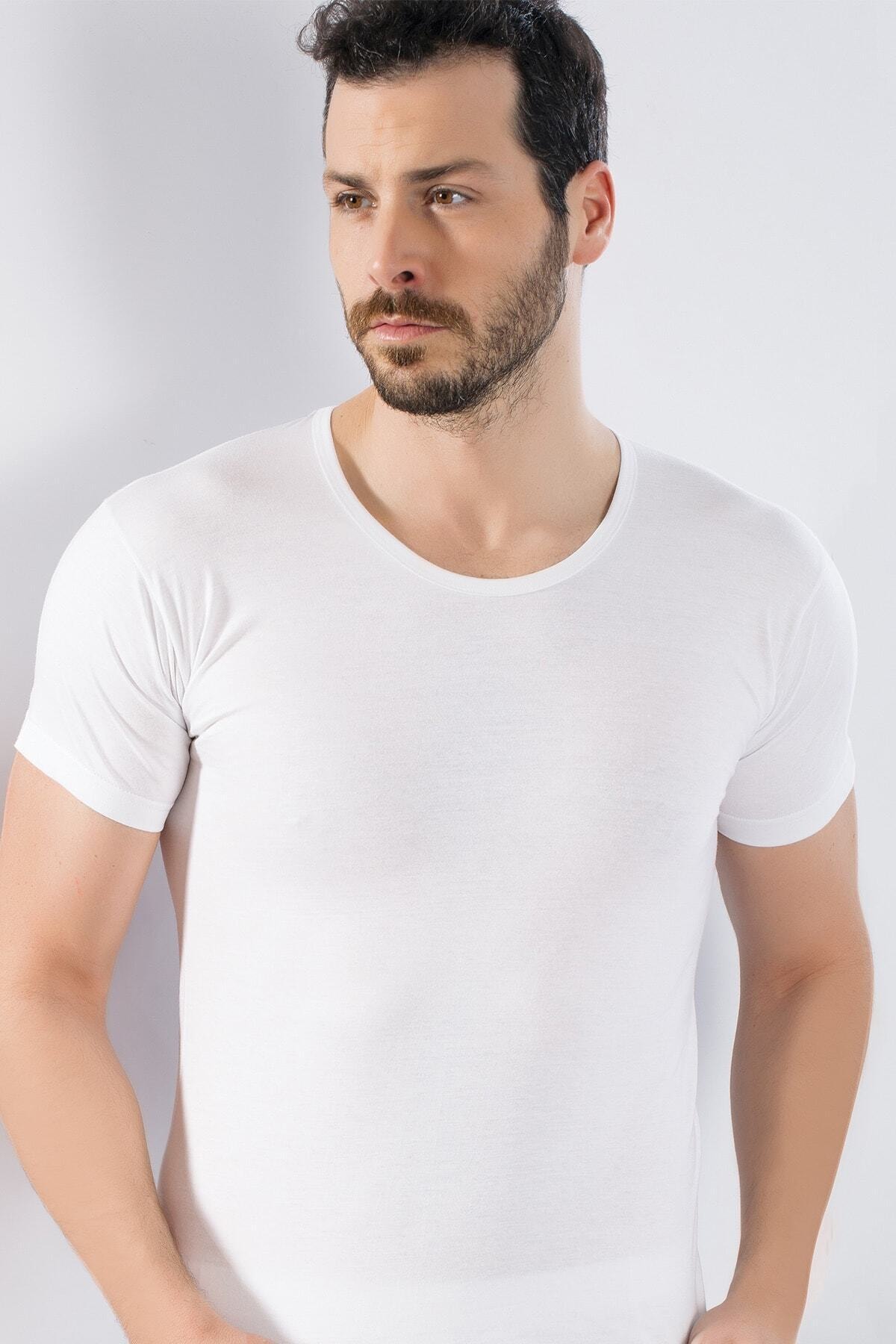 LÜXDRM Lüx Drm 2 Adet Bisiklet Yaka Erkek Fanila