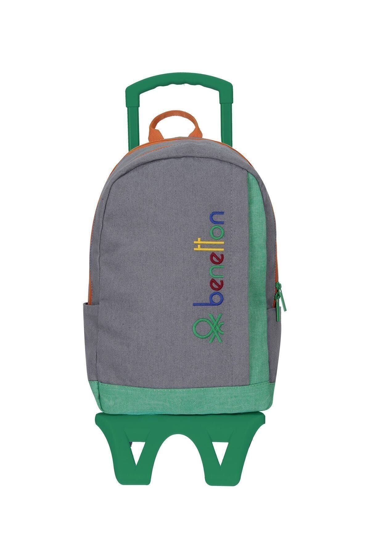 United Colors of Benetton Çekçekli Kanvas Ilkokul Çantası 70281