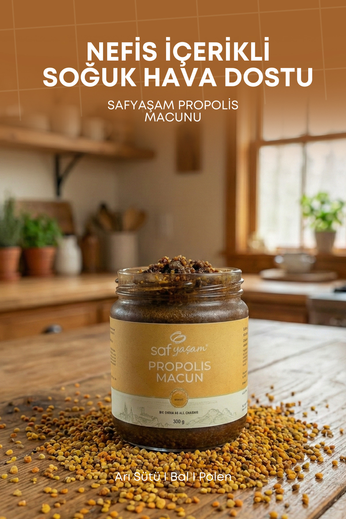 پروپولیس خمیر شیر زنبور عسل و پروپولیس گرده 240 گرم