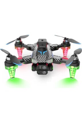 C19S Katlanabilir Çift Kameralı Akıllı Drone | WiFi FPV Canlı Görüntü, LED Işıklı Image 6