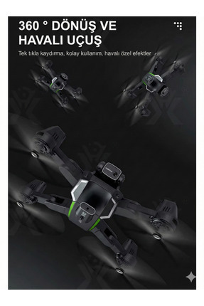 968S Katlanır Uzaktan Kumandalı Drone Hd Çift Kamera Optik Akış Yerelleştirme Engel Kaçınma Image 4